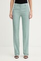 Simona Corsellini spodnie tkanina turkusowy P26CPPA01801