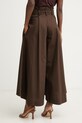 Odzież Simona Corsellini spodnie damskie bawełniane P26CPPGC0102 brązowy