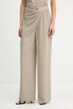Simona Corsellini spodnie prosty beżowy P26CPPA00801