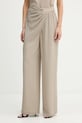 Simona Corsellini spodnie prosty beżowy P26CPPA00801