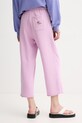 Odzież American Vintage spodnie dresowe damskie z bawełną ATU05A różowy