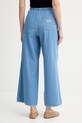 Odzież American Vintage jeansy wide leg damskie IZE10A niebieski
