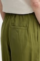 American Vintage Pantaloni femei cu modal verde YSO10B