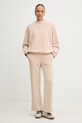 Бавовняні спортивні штани Twinset 261TP2171 бежевий SS26