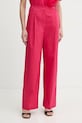 Παντελόνι Twinset με ελαστάν ροζ 261AP2131