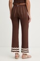 Odjeća Pamučne hlače Twinset 261AP3062 smeđa