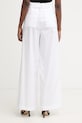 Ρούχα Twinset παντελόνι γυναικείο 261TT2162 λευκό
