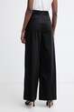 Oblačila Twinset hlače ženske 261TT2162 črna
