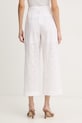 Oblačila Bombažne hlače Twinset 261TF2112 bela