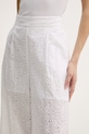 Bombažne hlače Twinset bela 261TF2112