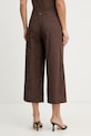 Odjeća Pamučne hlače Twinset 261TF2112 smeđa
