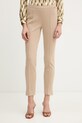 Luisa Spagnoli spodnie wełniane Minuccio dzianina beżowy 542891