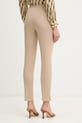 Odzież Luisa Spagnoli spodnie wełniane Minuccio 542891 beżowy