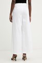 Odzież Luisa Spagnoli spodnie damskie bawełniane Angelina 543236 biały