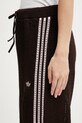 adidas Originals spodnie dresowe ażurowe damskie brązowy KE0201