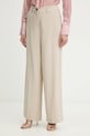 Fracomina spodnie tkanina beżowy FY26SV3036W83601