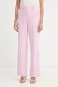 Fracomina spodnie z elastanem różowy FY26SV4025W42901