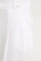 Fracomina spodnie palazzo damskie z dodatkiem lnu biały FS26SV3009W62201