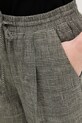 United Colors of Benetton spodnie z dodatkiem lnu szary 4Z8EDF0B2