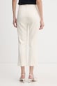 Ρούχα United Colors of Benetton Γυναικείο παντελόνι με βαμβάκι 4SQPDF08A μπεζ