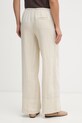 Abbigliamento United Colors of Benetton pantaloni da donna in lino 4AGHDF0BF beige
