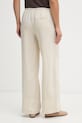 Abbigliamento United Colors of Benetton pantaloni da donna in lino 4AGHDF0BF beige