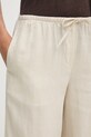 United Colors of Benetton pantaloni da donna in lino beige 4AGHDF0BF