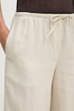 United Colors of Benetton pantaloni da donna in lino beige 4AGHDF0BF