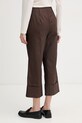 Oblačila United Colors of Benetton chino hlače ženske bombažne 49YYDF0BD rjava