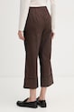 Oblačila United Colors of Benetton chino hlače ženske bombažne 49YYDF0BD rjava
