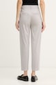 Oblačila United Colors of Benetton Hlače ženske bombažne z elastanom 4CDRDF0AV siva