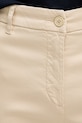 United Colors of Benetton hlače ženske iz bombaža in elastana bež 4CDRDF0AV