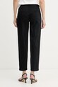 Odjeća United Colors of Benetton hlače za žene od pamuka s elastanom 4CDRDF0AV crna