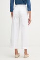 Odjeća United Colors of Benetton hlače carrot ženske s pamukom 4RKGDF0BA bijela