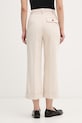 Ρούχα United Colors of Benetton Παντελόνια γυναικεία βαμβακερά 4WNXDF0BC μπεζ