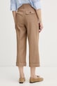 Ρούχα United Colors of Benetton Παντελόνια γυναικεία βαμβακερά 4WNXDF0BC μπεζ
