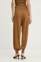 Abbigliamento Pinko pantaloni da donna con viscosa 106882.A3BD marrone