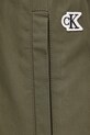 Calvin Klein Jeans hlače ženske bombažne zelena LV047F636G