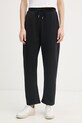 Calvin Klein Jeans teplákové nohavice dámske bavlnené čierna LV047F210G