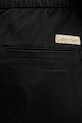Calvin Klein Jeans Hlače za žene s pamukom crna LV047F623G