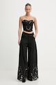 Charo Ruiz Ibiza spodnie Ray 263502 czarny SS26