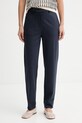 Marc O'Polo nohavice dámske s viskózou tmavomodrá 5000013044