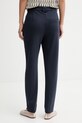 Oblečenie Marc O'Polo nohavice dámske s viskózou 5000013044 tmavomodrá