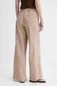 Abbigliamento Marc O'Polo pantaloni wide leg da donna con misto lino 5000013133 beige