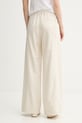 Odzież Marc O'Polo spodnie damskie z lnem 5000013166 beżowy