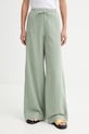 Marc O'Polo штани жіночі з льоном зелений 5000013166