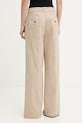 Odzież Marc O'Polo spodnie wide leg damskie bawełniane 5000013203 beżowy