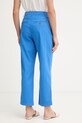 Îmbrăcăminte Tommy Hilfiger pantaloni pentru femei, cu bumbac WW0WW49647 albastru
