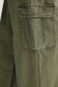 Levi's Cargo hlače ženske bombažne SUPERLOW LOOSE CARGO ND zelena 005FX.0000