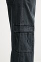 Levi's hlače ženske od pamuka SUPERLOW LOOSE CARGO ND crna 005FX.0002